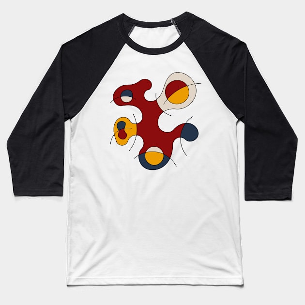 Surreal Amoeba #2 Baseball T-Shirt by n23tees